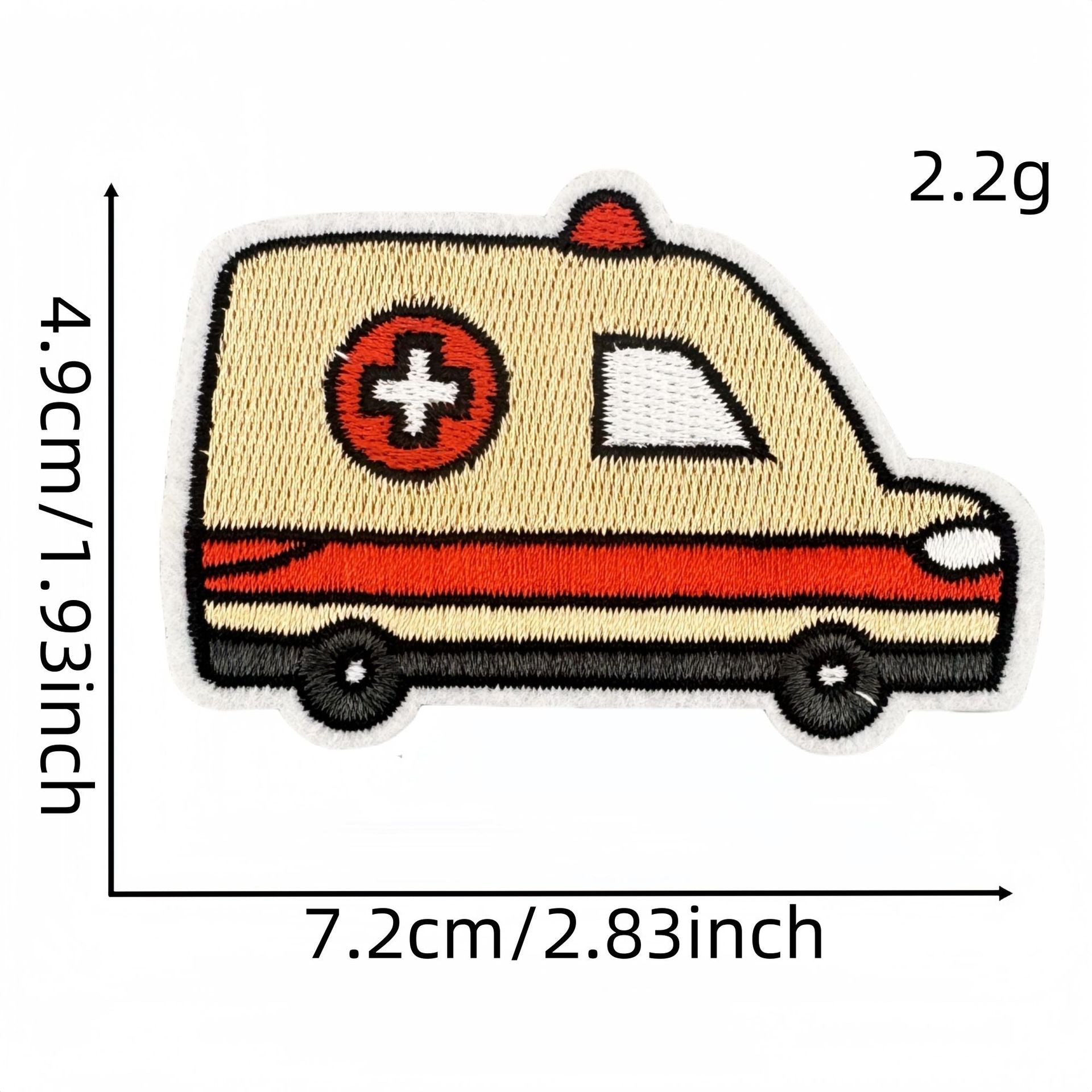 Wholesale Transportation cartoon car embroidered patch